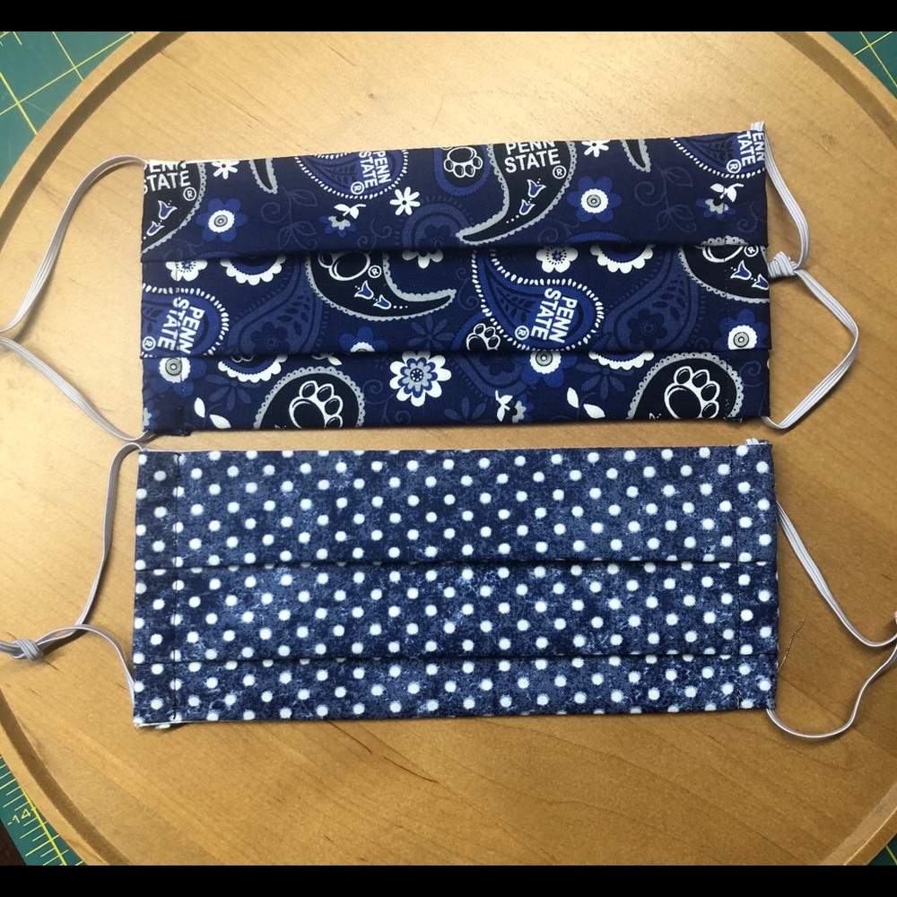 Penn State Face Masks Set of 2 washable